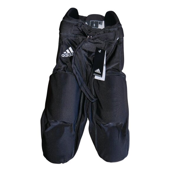 NEW Adidas Padded Football Pants Men's Size S Black 7 Pad Integrated - Picture 3 of 8